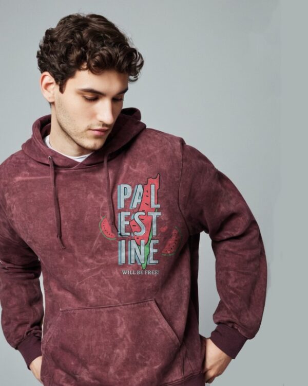 Palestine Acid Wash Hoodie - Image 3